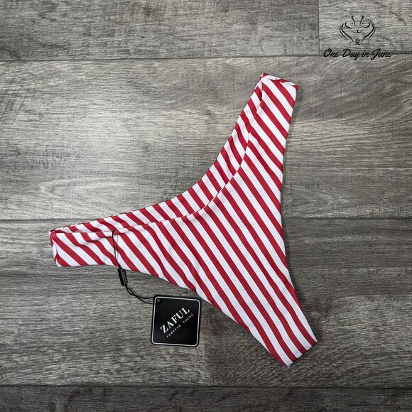 Zaful High Cut Cheeky Bikini Bottom Size 6 - Picture 3 of 3